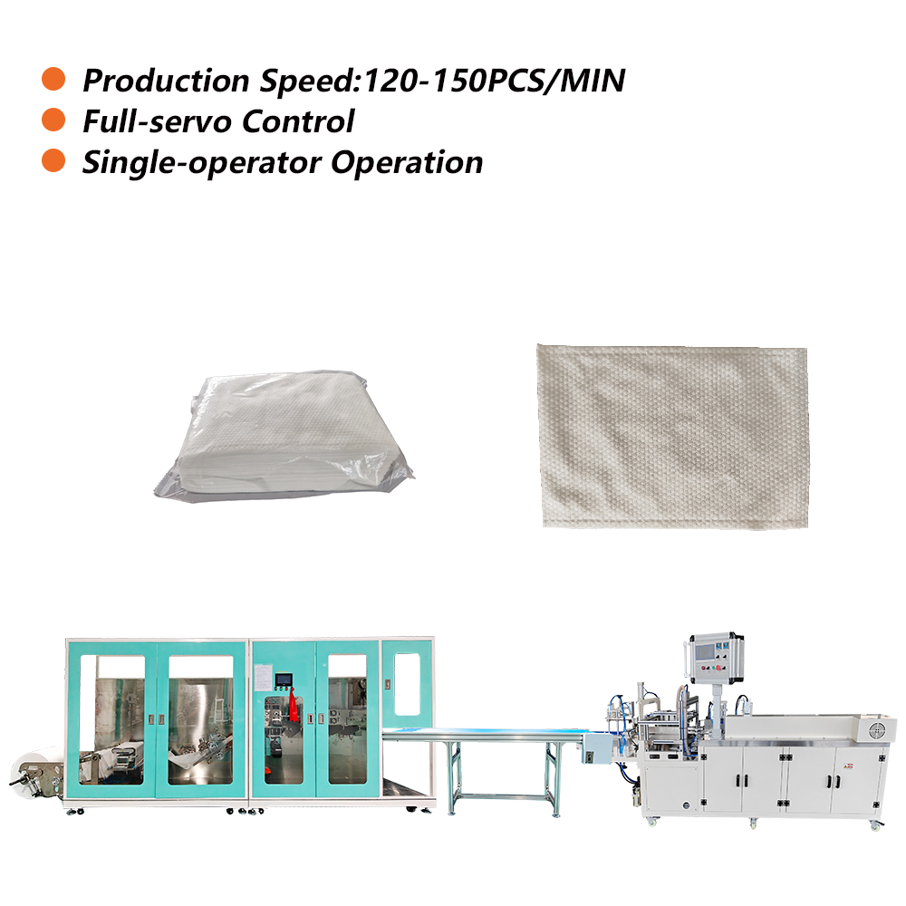 Square Cleaning Glove Machine with Bagging
